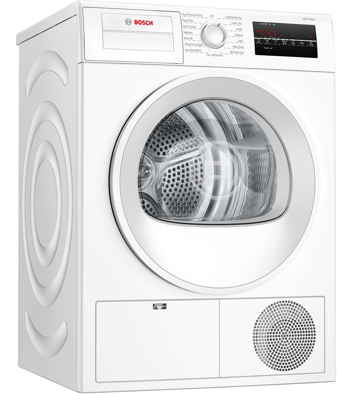 Bosch 300 Series Compact Condensation Electric Dryer 24-Inch in White - WPA12100UC