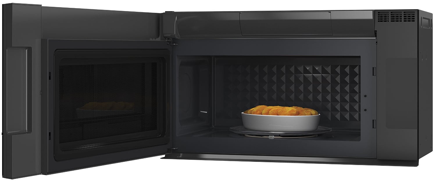 Cafe 2.1 Cu. Ft. Platinum Over-The-Range Microwave Oven - CVM721M2NS5