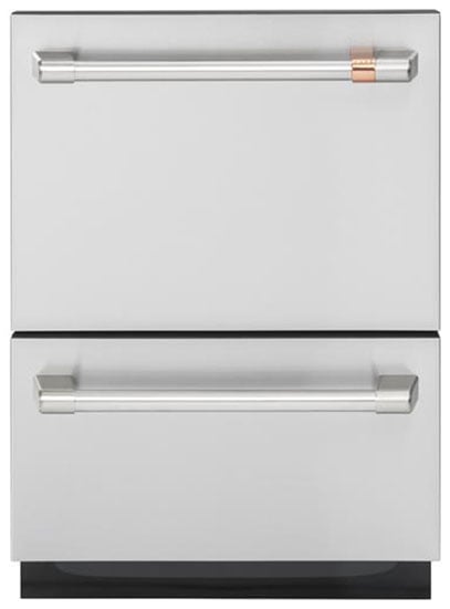 Cafe 24\" Stainless Steel With Brushed Stainless Dishwasher Drawer - CDD420P2TS1