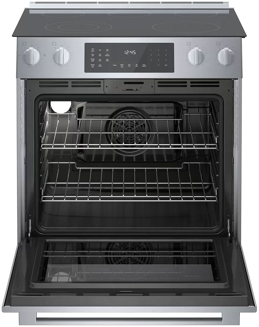 Bosch 800 Series 30 In. Stainless Steel Electric Slide-In Range - HEI8056U