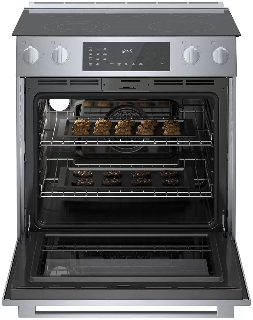 Bosch 800 Series 30 In. Stainless Steel Electric Slide-In Range - HEI8056U