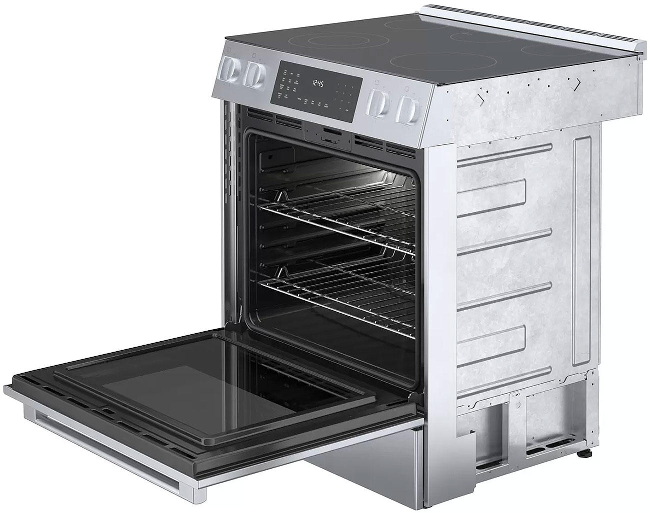 Bosch 800 Series 30 In. Stainless Steel Electric Slide-In Range - HEI8056U