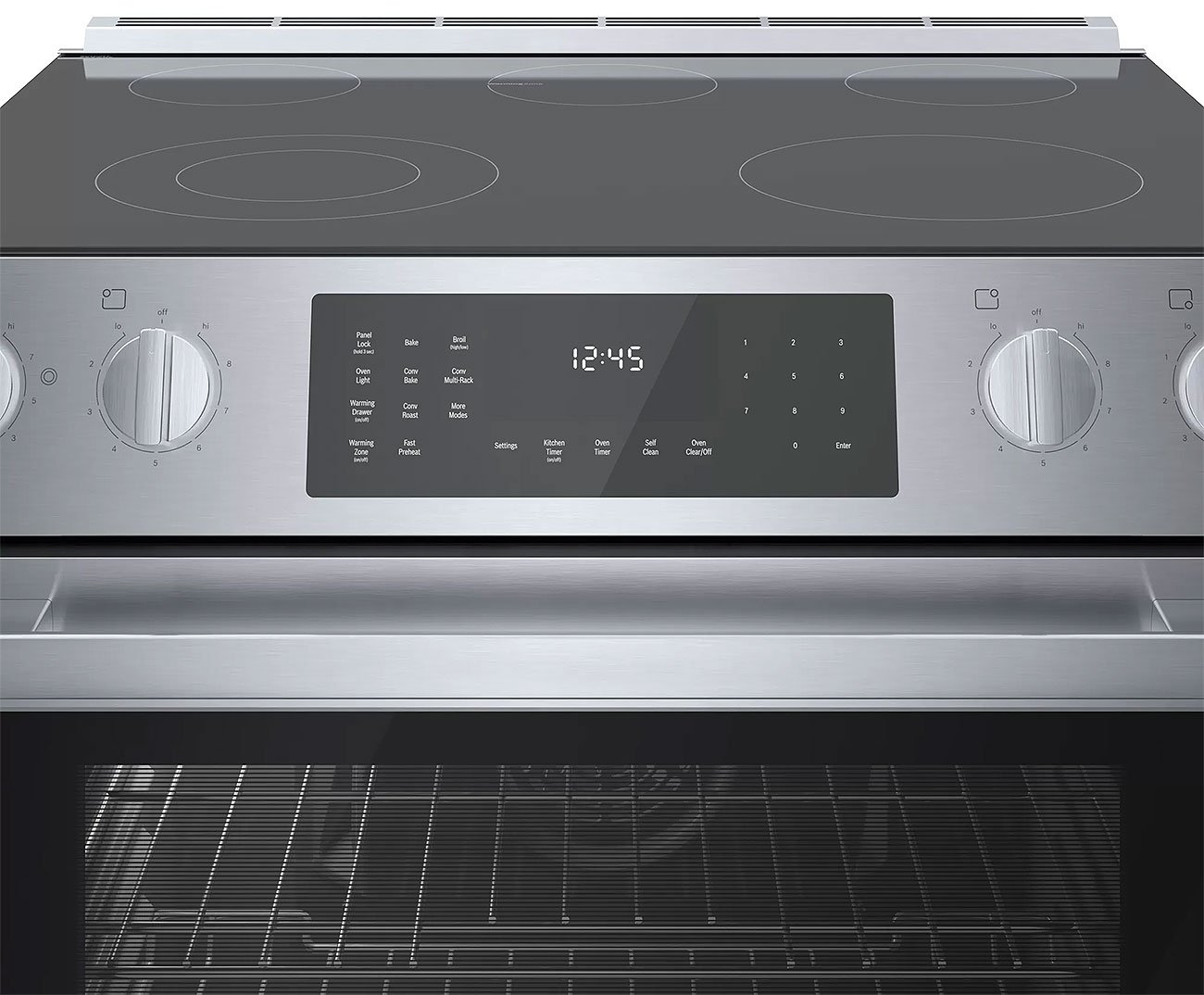 Bosch 800 Series 30 In. Stainless Steel Electric Slide-In Range - HEI8056U