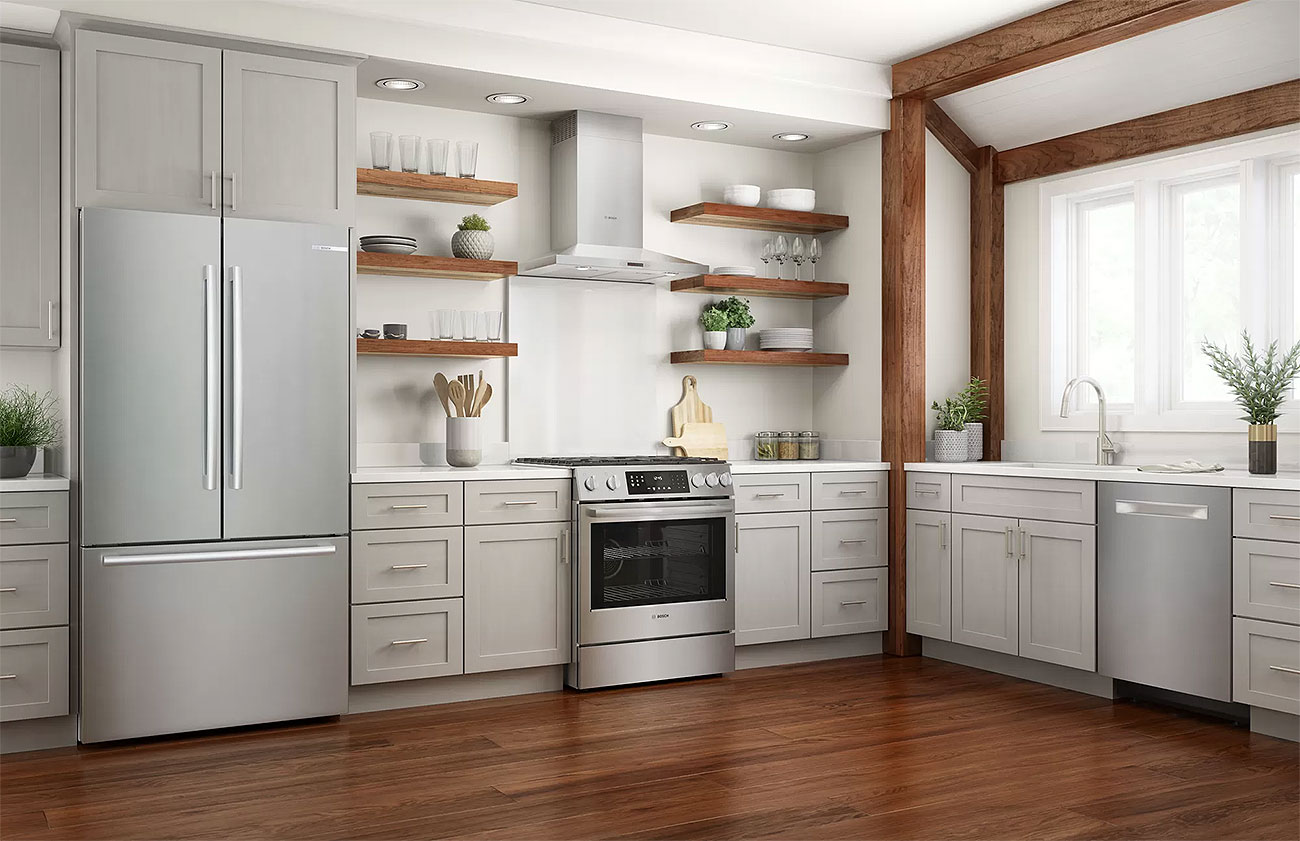 Bosch 800 Series 30 In. Stainless Steel Gas Slide-In Range - HGI8056UC