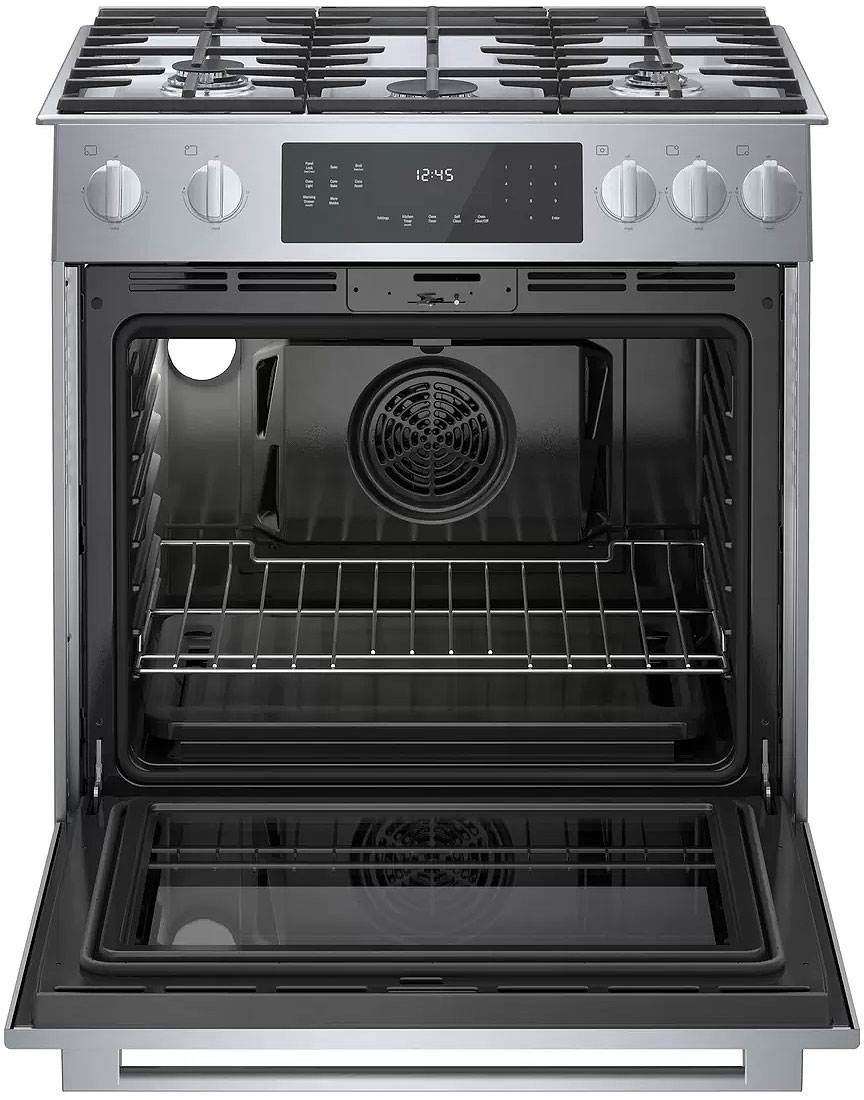 Bosch 800 Series 30 In. Stainless Steel Gas Slide-In Range - HGI8056UC