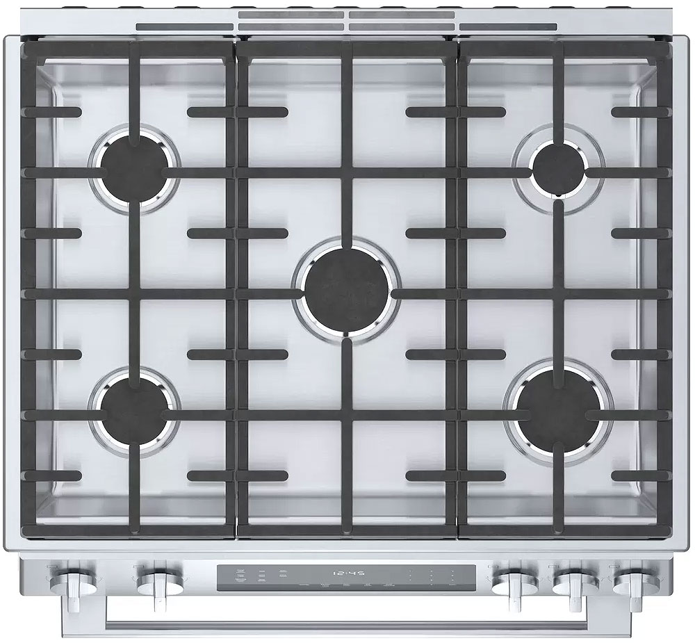 Bosch 800 Series 30 In. Stainless Steel Gas Slide-In Range - HGI8056UC
