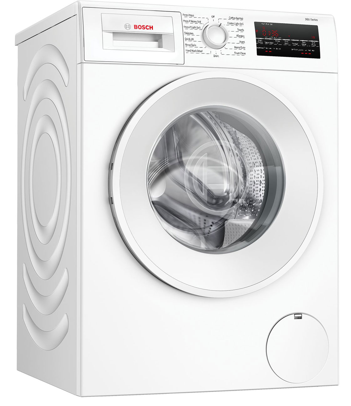 Bosch 300 Series Compact Washer 24-Inch in White - WGA14400UC