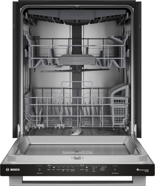 Bosch 300 Series Bar Handle Dishwasher 24-Inch Wide in Anti-Fingerprint Stainless Steel - SHX53DM5N