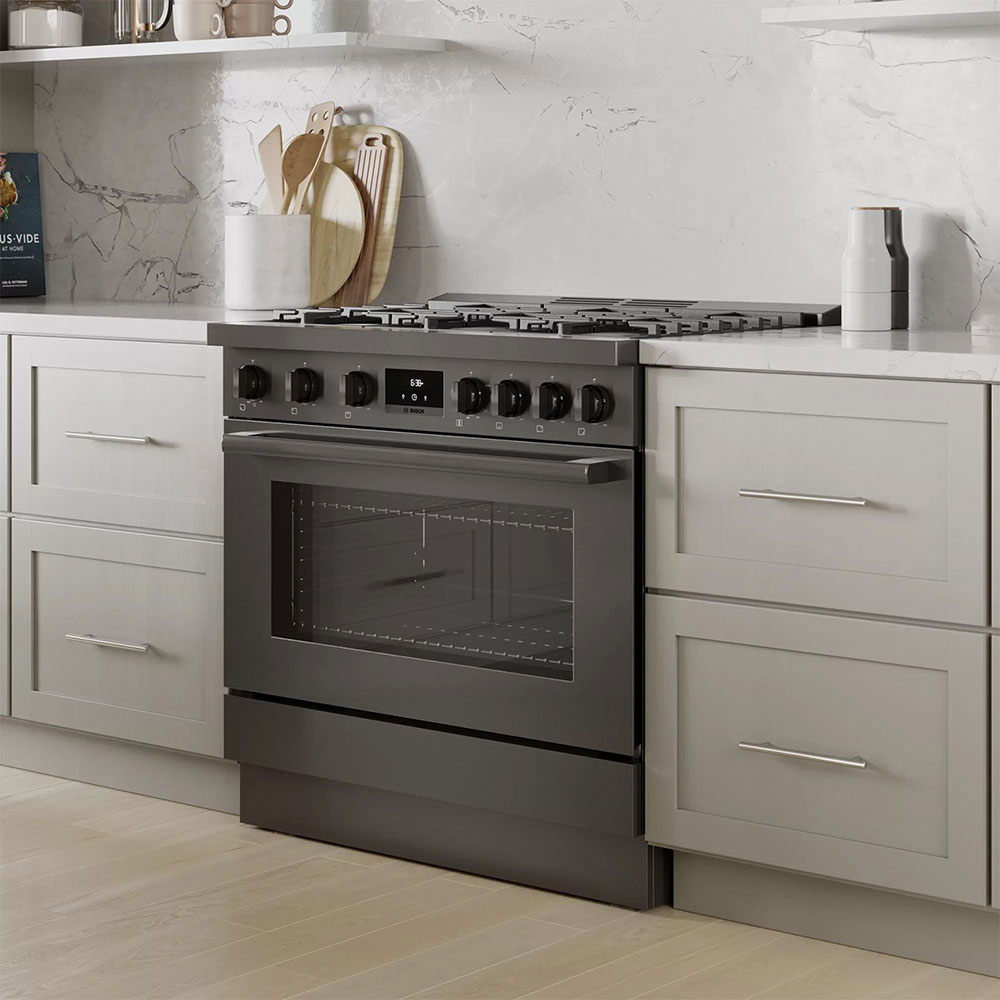 Bosch 36" Black Stainless Steel Industrial-Style Range Toekick - HEZ8TK36UC 3 Bosch 36\" Black Stainless Steel Industrial-Style Range Toekick - HEZ8TK36UC