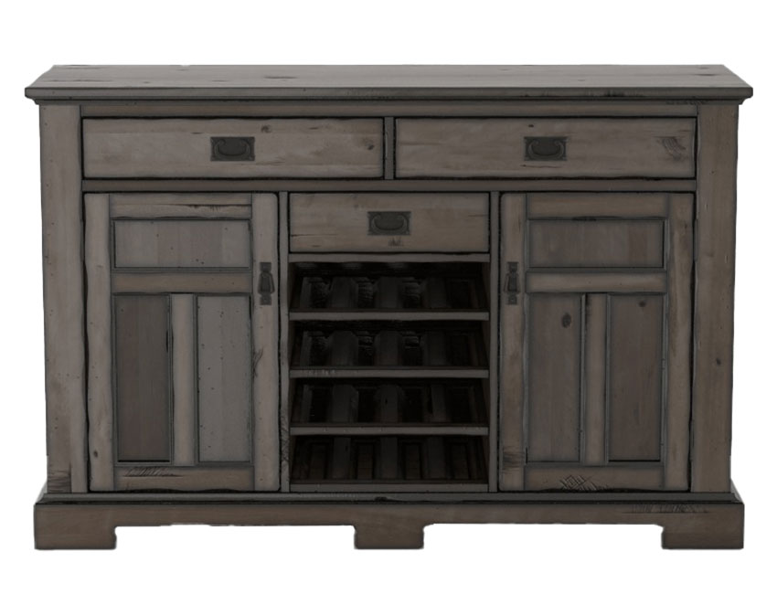 Canadel Champlain Buffet 6140T1 in Heritage Taupe - BUF061407373DT1