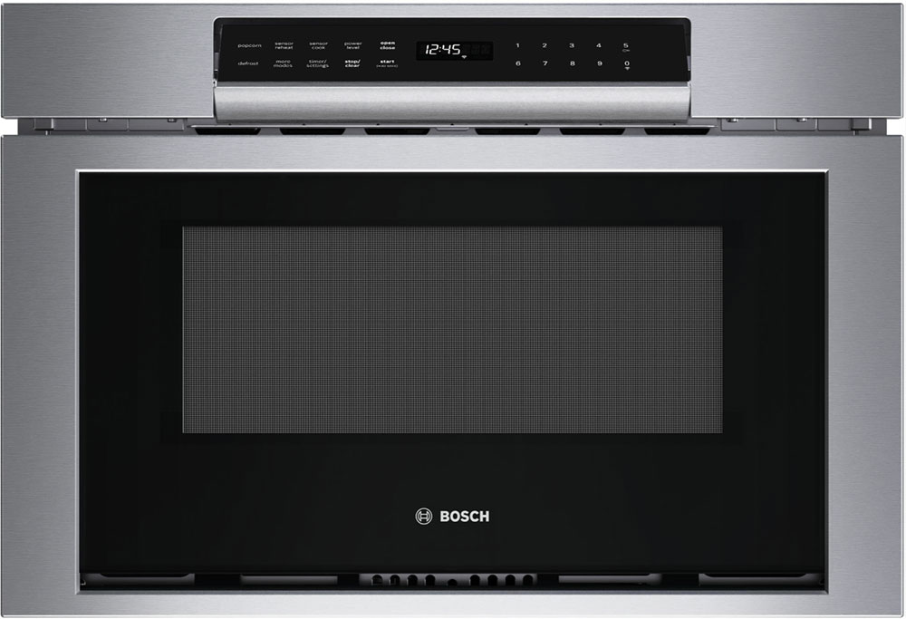Bosch 800 Series Drawer Microwave 24 Inch in Stainless Steel - HMD8454UC