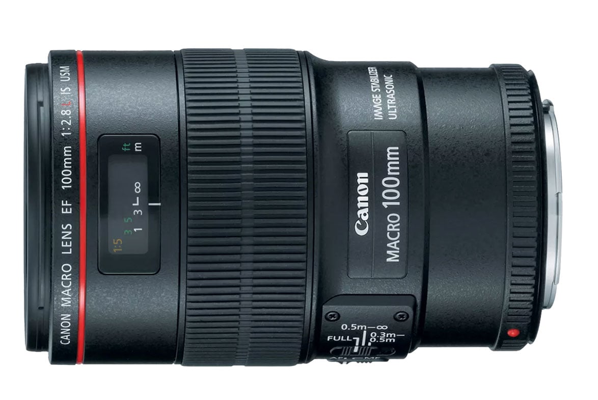 Canon EF 100mm f/2.8L IS USM Macro Camera Lens - 3554B002