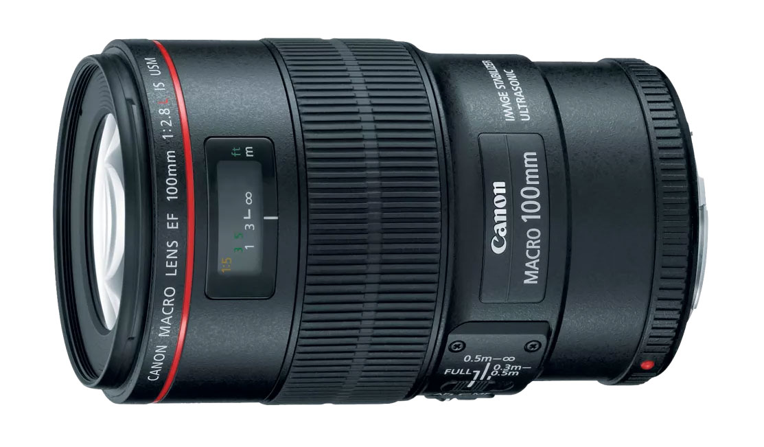 Canon EF 100mm f/2.8L IS USM Macro Camera Lens - 3554B002