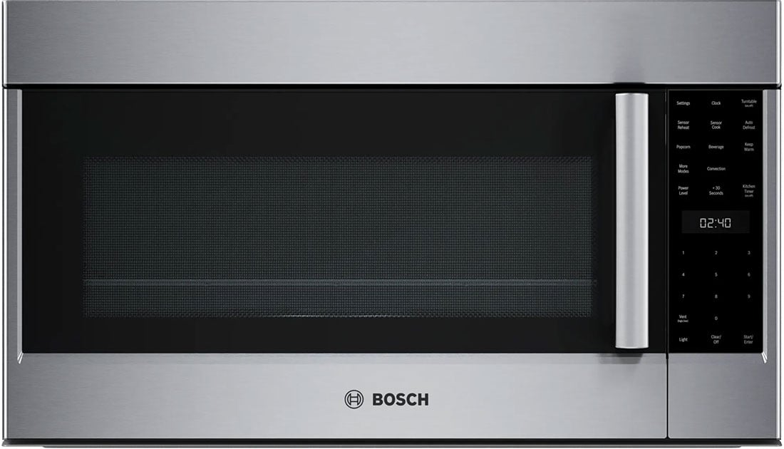 Bosch 800 Series Over-The-Range Microwave 30 Inch in Stainless Steel - HMV8054U