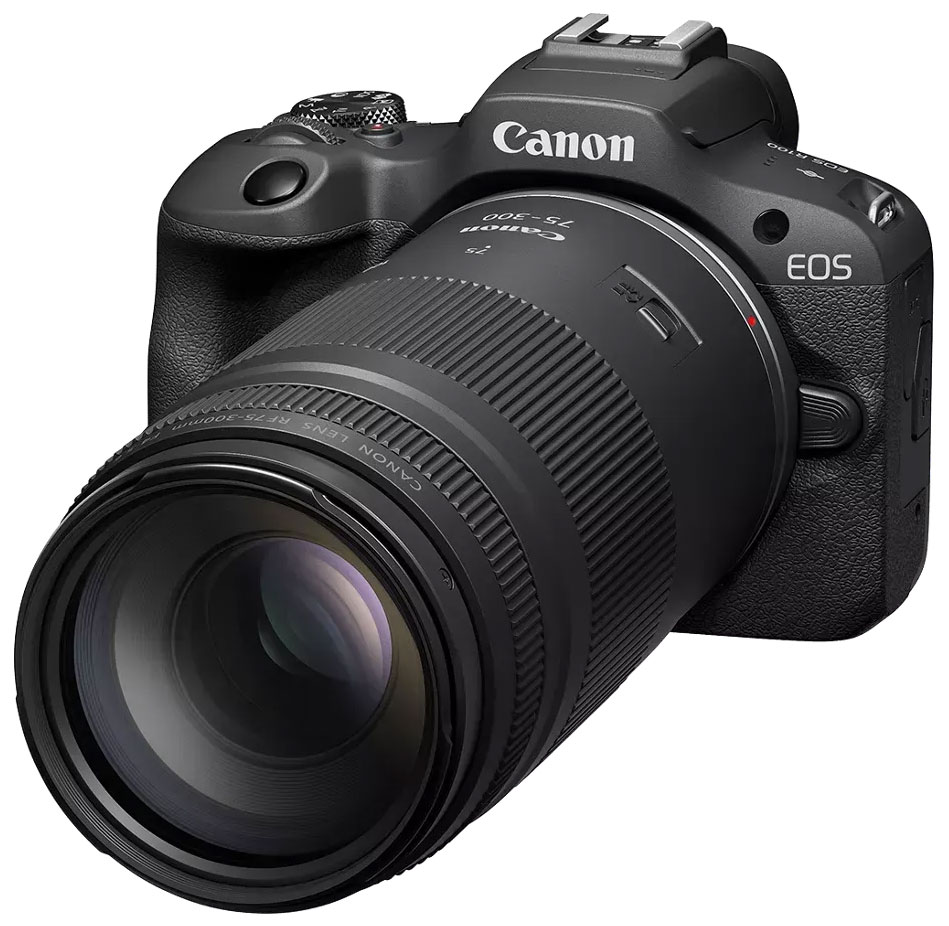 Canon RF Camera Lens 75-300mm f/4-5.6 in Black - 7155C002