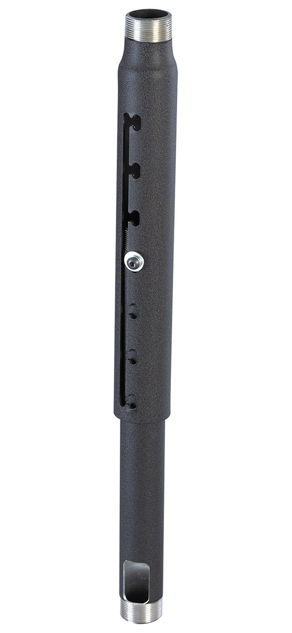 Chief Extension Column Pole 2 to 3-Foot Adjustable in Black Finish - CMS0203