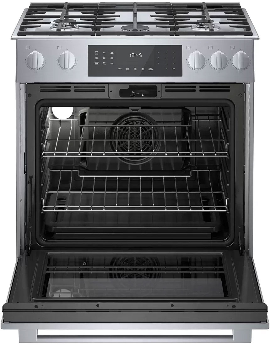 Bosch Benchmark Series 30 In. Stainless Steel Slide-In Gas Range - HGIP056UC