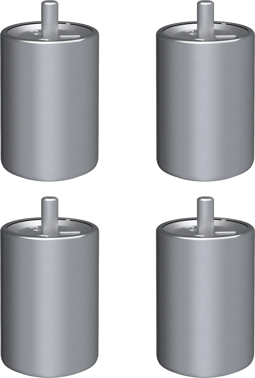 Bosch 4-Piece Stainless Steel Feet For 30\" & 36\" Range - HEZ9LLUC