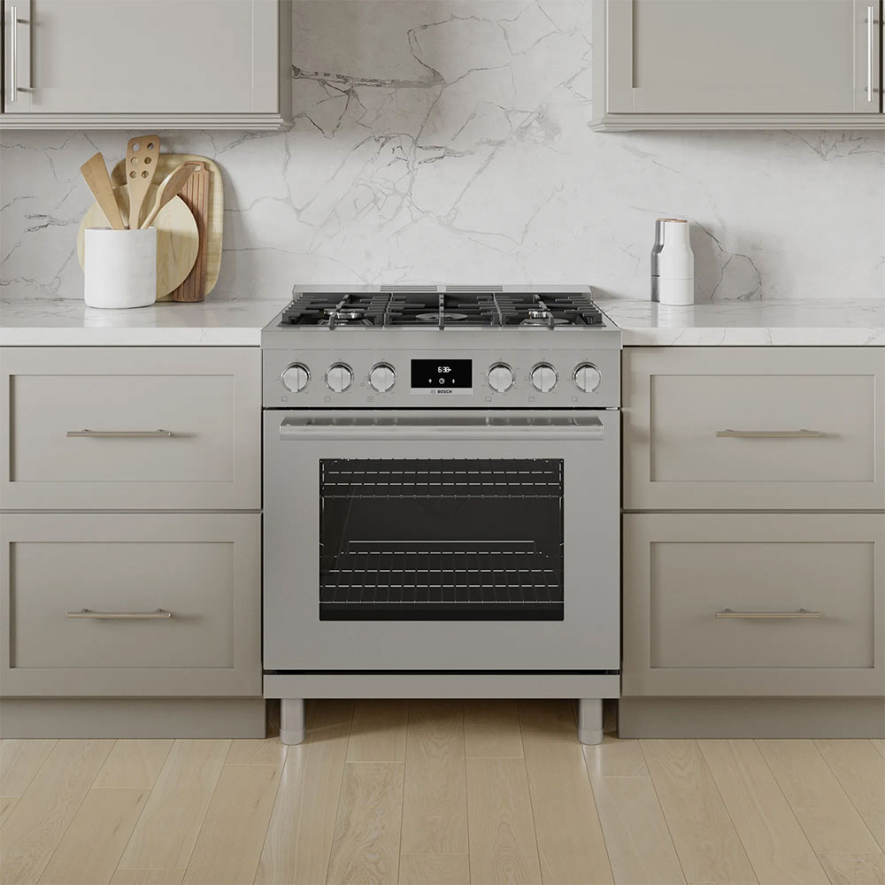 Bosch 4-Piece Stainless Steel Feet For 30\" & 36\" Range - HEZ9LLUC