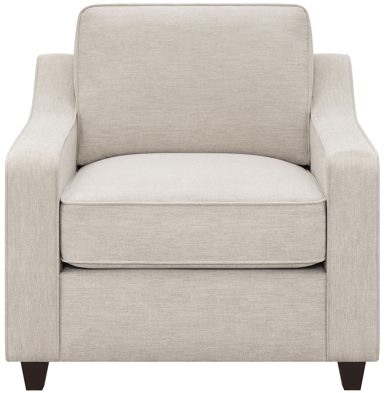 Coaster Furniture Christine Upholstered Cushion Back Chair in Beige Finish - 552063