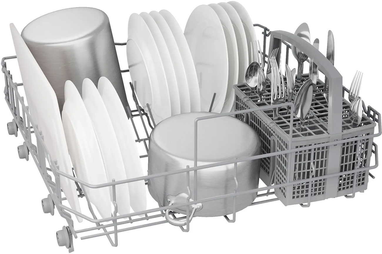 Bosch 300 Series Dishwasher 24-Inch in White - SHE43DM2N