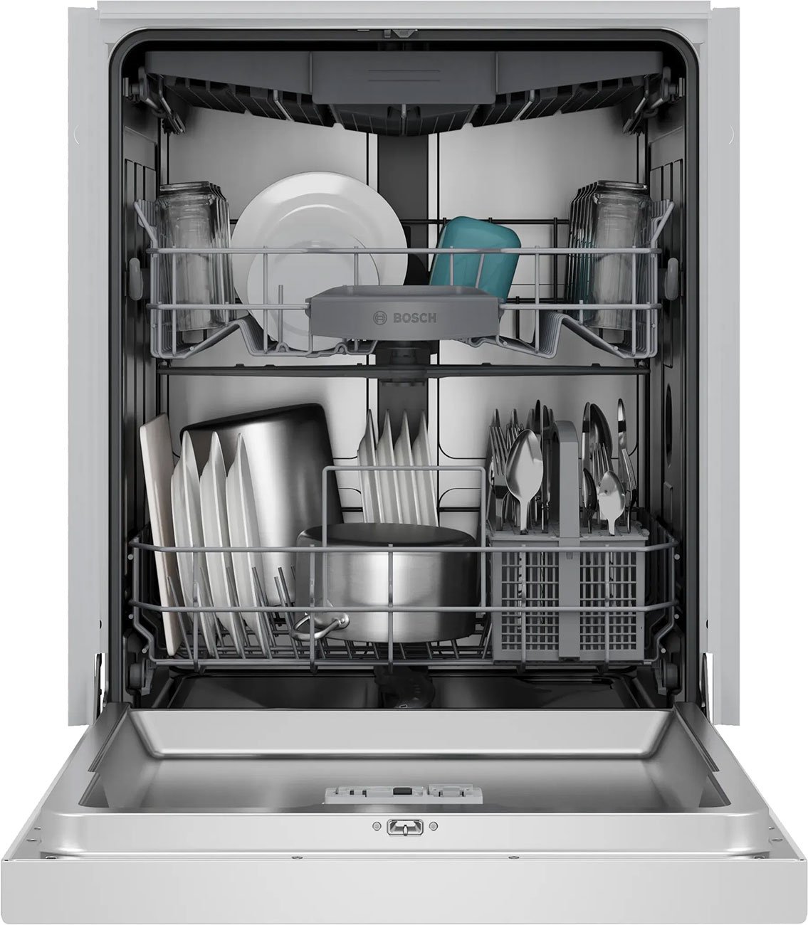 Bosch 300 Series Dishwasher 24-Inch in White - SHE43DM2N