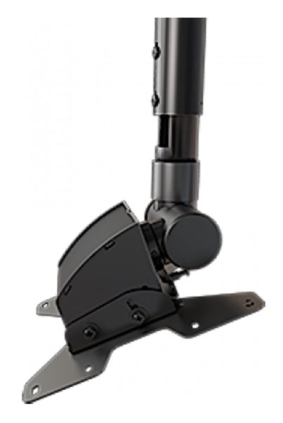 Crimson Black Extreme Tilt VESA 13\"-37\" Screens Ceiling Mount Kit - CXT42