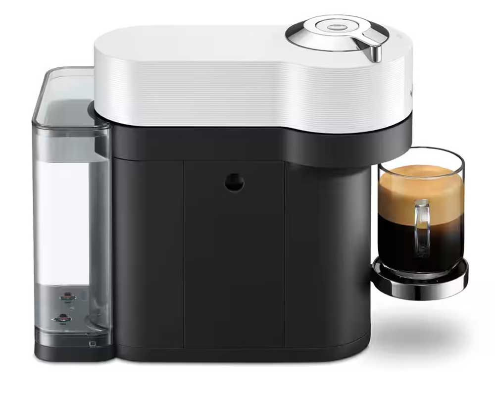 DeLonghi Nespresso Vertuo Lattissima Coffee & Espresso Machine in White - ENV300W