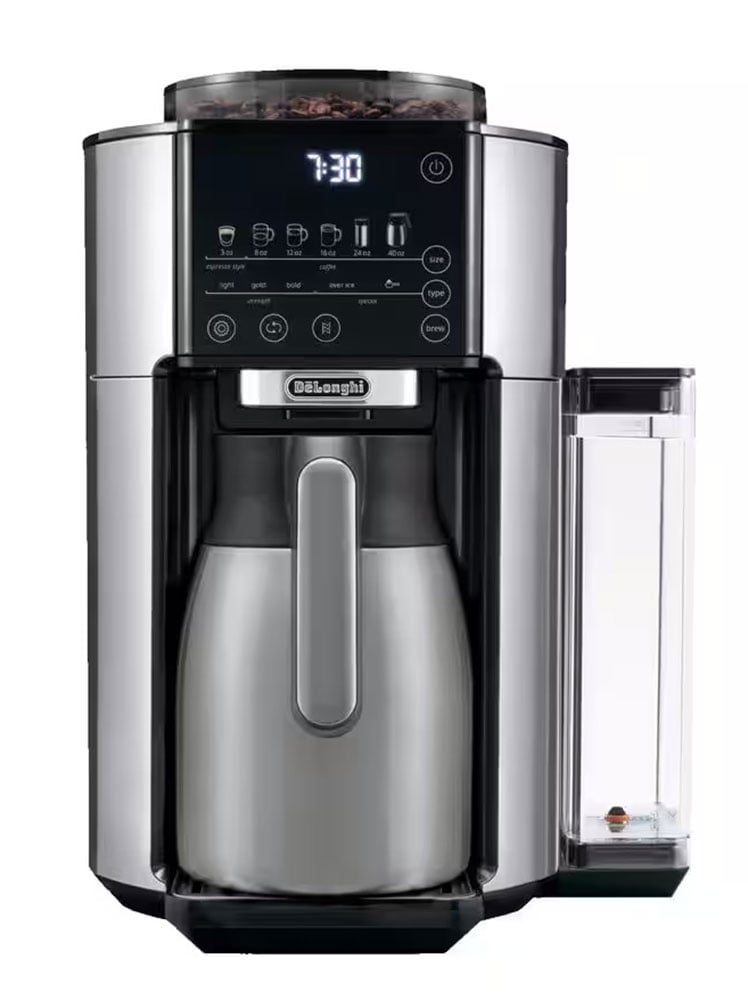 DeLonghi TrueBrew Drip Coffee Maker with Thermal Carafe in Stainless Steel - CAM51035M