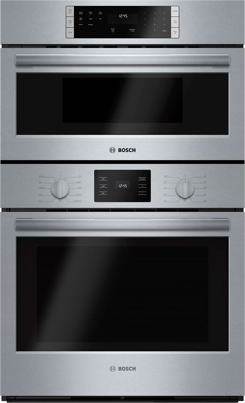 Bosch 500 Series 30\" Stainless Steel Microwave Combination Oven - HBL57M52UC
