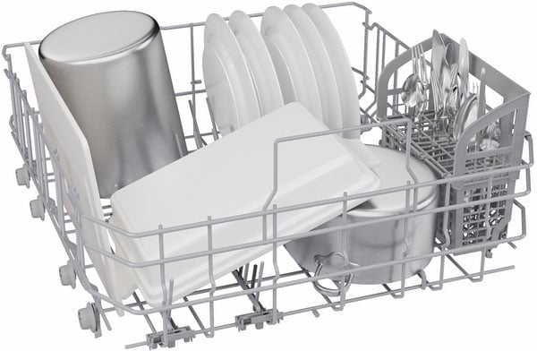 Bosch 500 Series Pocket Handle Dishwasher 24-Inch Wide in White - SHP65DM2N 12 Bosch 500 Series Pocket Handle Dishwasher 24-Inch Wide in White - SHP65DM2N