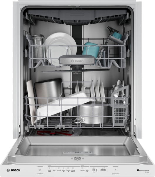 Bosch 500 Series Pocket Handle Dishwasher 24-Inch Wide in White - SHP65DM2N 3 Bosch 500 Series Pocket Handle Dishwasher 24-Inch Wide in White - SHP65DM2N