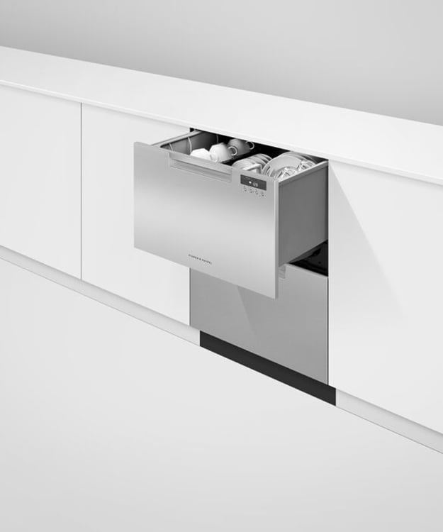 Fisher & Paykel ADA Series 7 24\" Stainless Steel Double DishDrawer Dishwasher - DD24DAX9 N