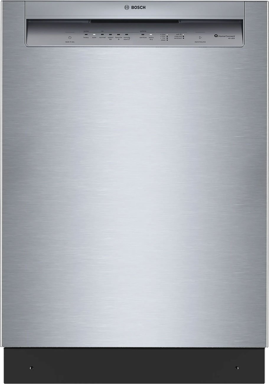 Bosch 300 Series Dishwasher 24-Inch in Anti-Fingerprint Stainless Steel - SHE43DM5N