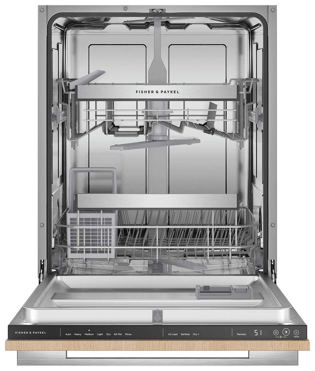 Fisher & Paykel Series 7 Dishwasher Integrated, Panel Ready - DW24UT2I2