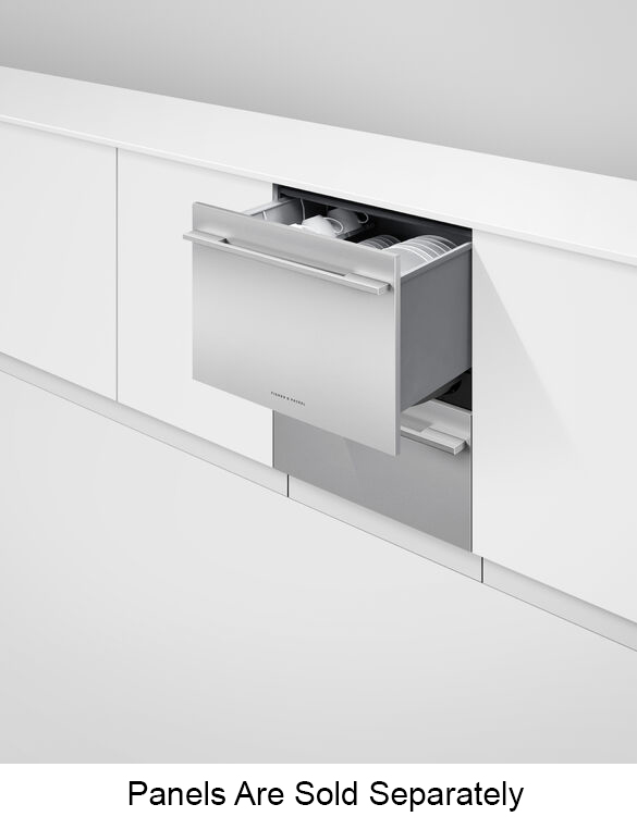 Fisher & Paykel Series 9 24\" Custom Panel Tall Double DishDrawer Dishwasher - DD24DHTI9N