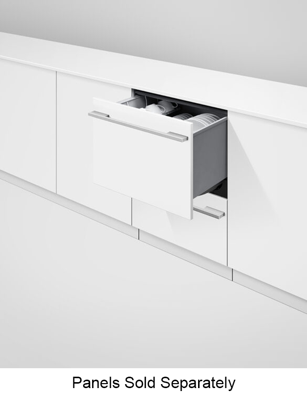 Fisher & Paykel Series 9 24\" Panel Ready Tall Integrated Double DishDrawer Dishwasher - DD24DTI9N