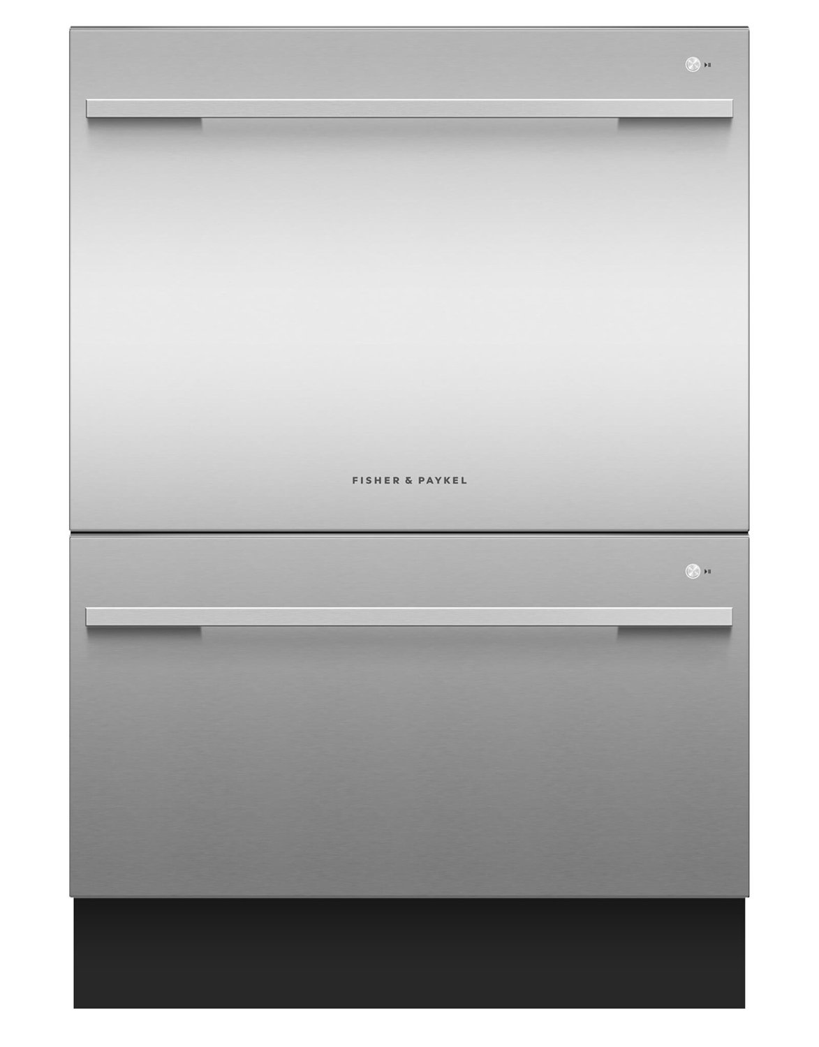 Fisher & Paykel Series 9 24\" Stainless Steel Tall Double DishDrawer Dishwasher - DD24DDFTX9N