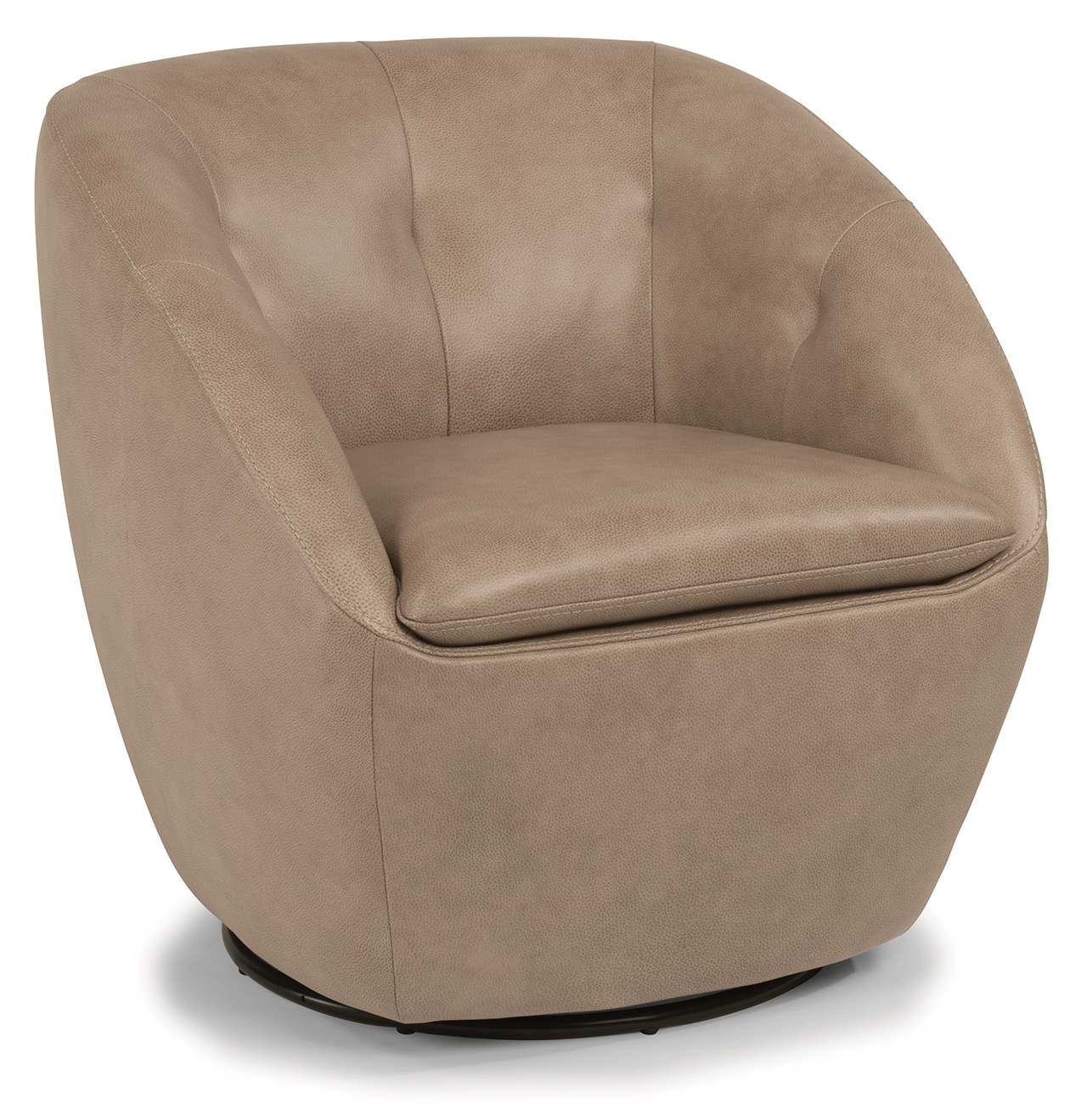 Flexsteel Wade Leather Swivel Chair - 1855-11-637-80