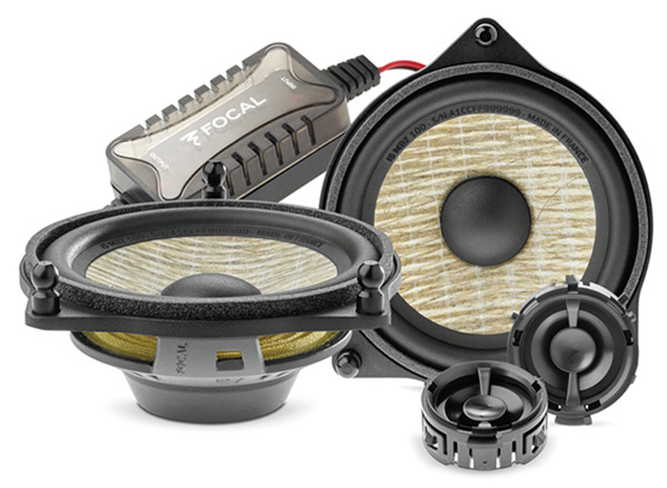 Focal 4\" 2-Way Component Kit With Tweeters (Pair) - IS MBZ 100