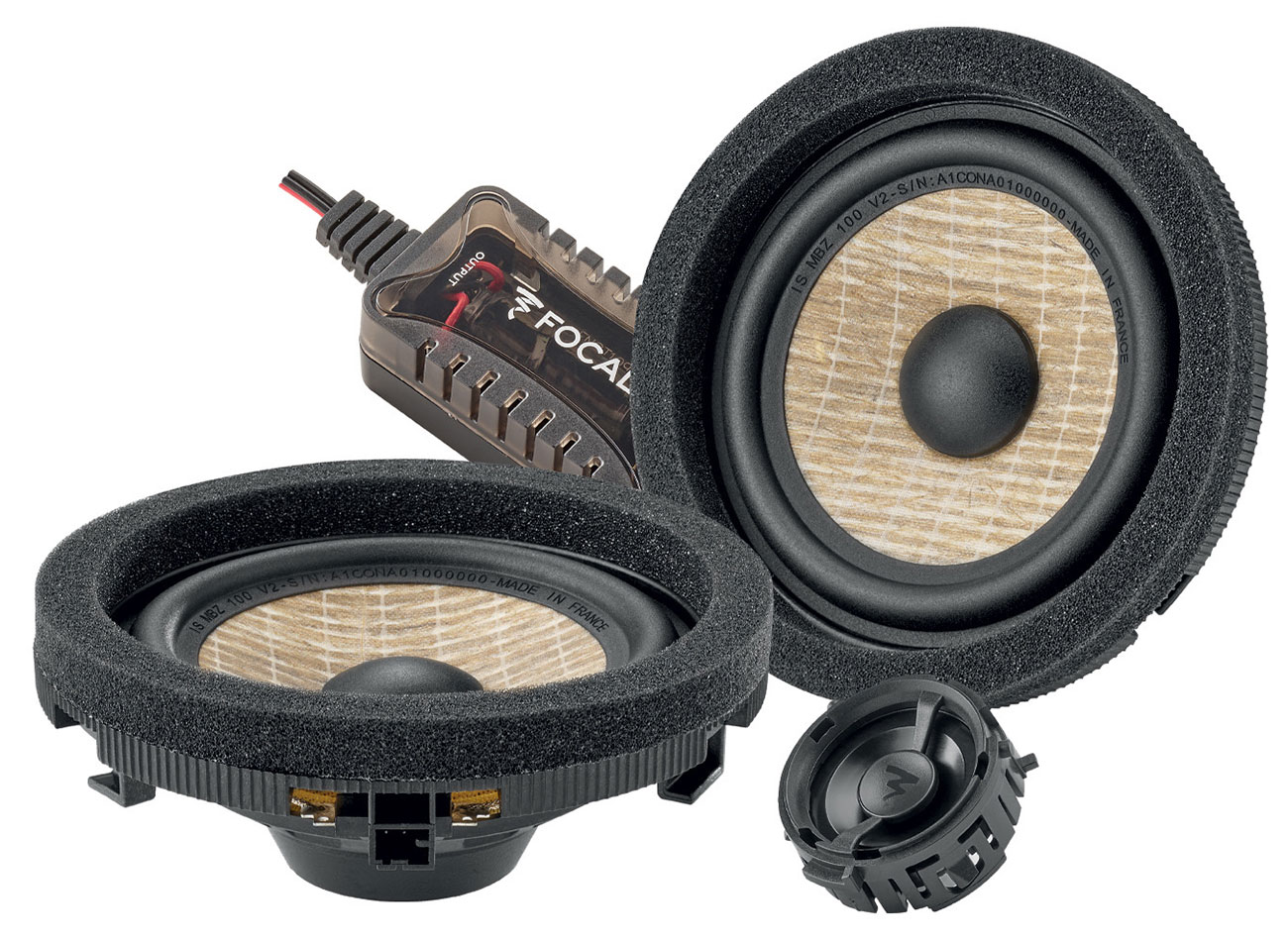 Focal 4-Inch 2-Way Component Kit - IS MBZ 100V2