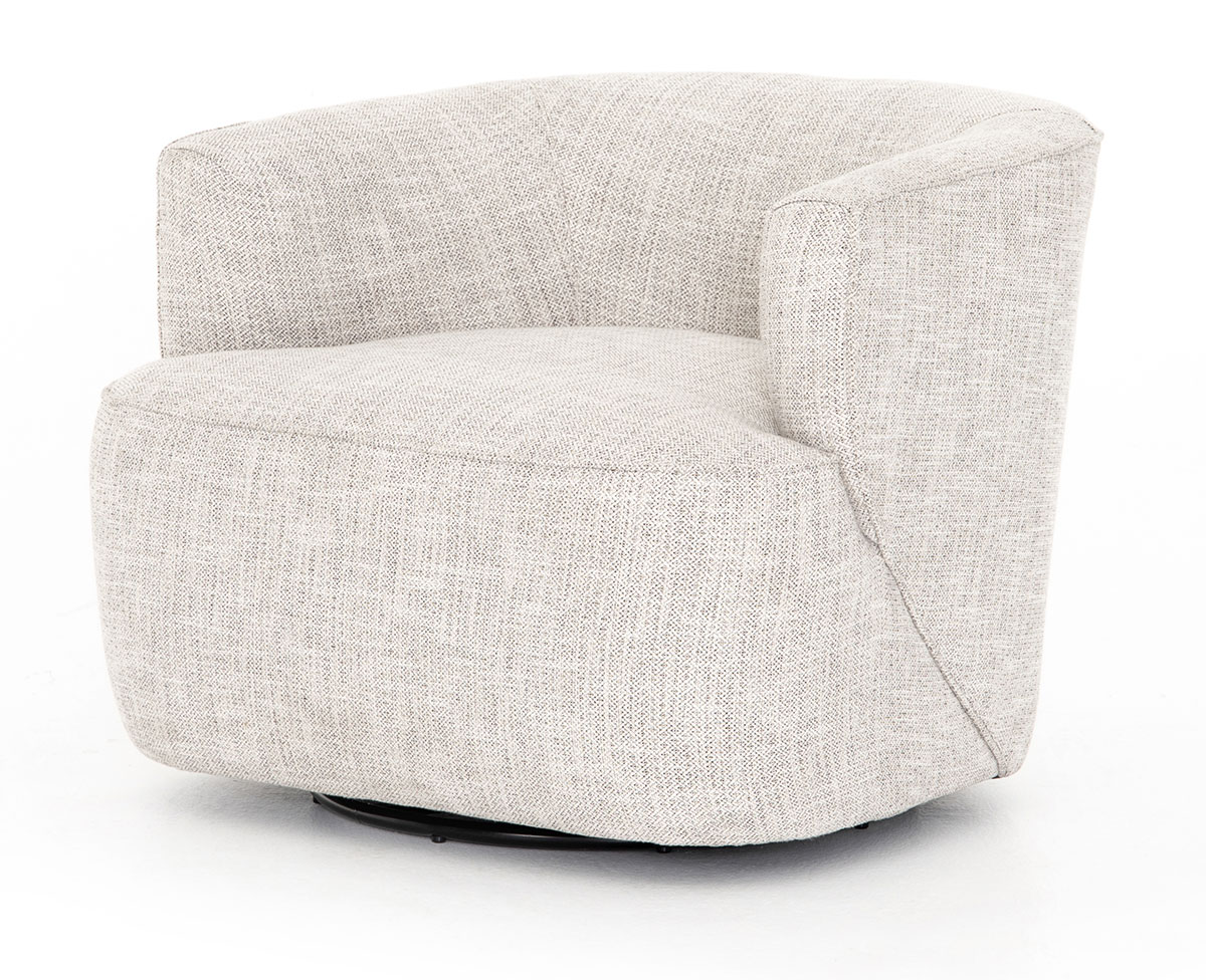 Four Hands Atelier Collection Brazos Dove Mila Swivel Chair - UATR-060-891P