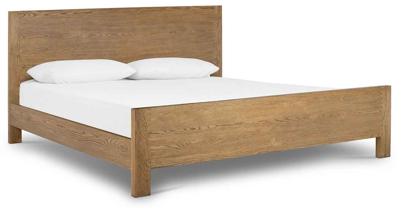 Four Hands Meadow Bed - Queen - in Tawny Oak Veneer - 231710-009