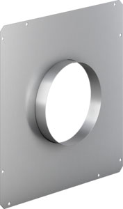 Bosch 6\" Round Stainless Steel Front Plate For Downdraft - HDDFTRAN6