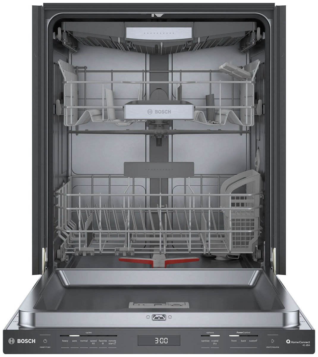Bosch 800 Series 24-Inch Dishwasher in Anti-Fingerprint Black Stainless Steel - SHP78CM4N