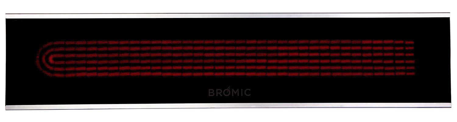 Bromic Heating Platinum Smart-Heat 3400W Black Electric Outdoor Patio Heater - BH0320005