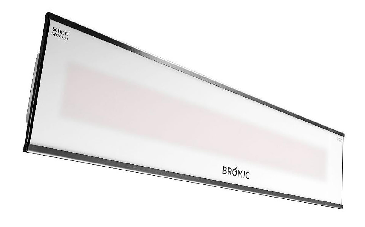 Bromic Heating Platinum Smart Heat 3400W White Electric Outdoor Patio Heater - BH0320008